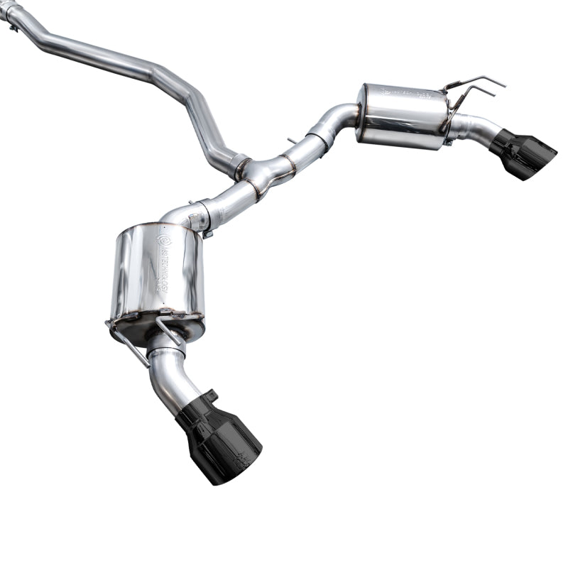 AWE Tuning 22+ Honda Civic Si/Acura Integra Touring Edition Catback Exhaust - Dual Diamond Black Tip - DTX Performance