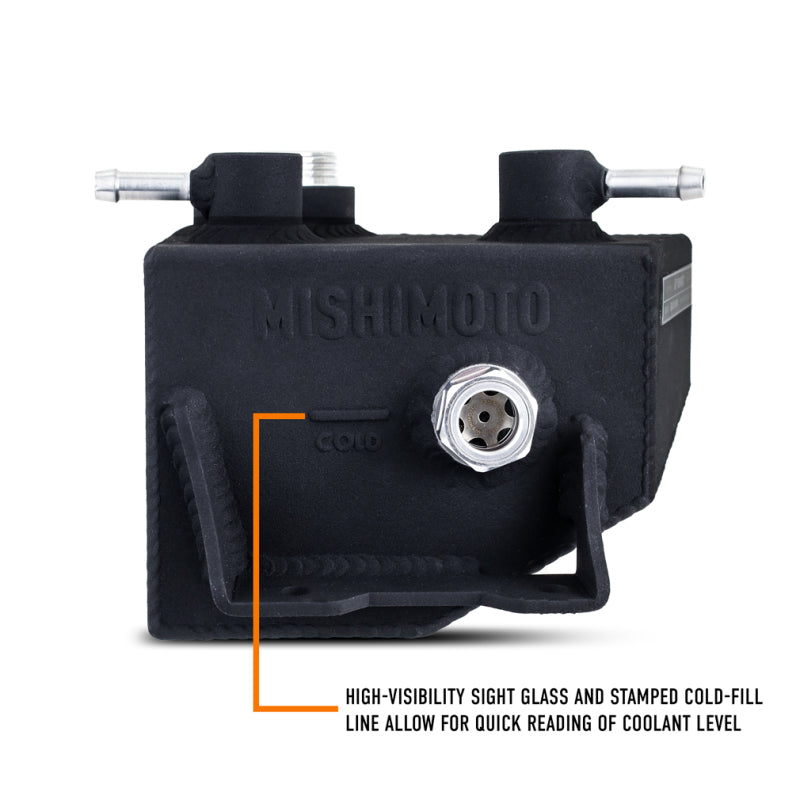 Mishimoto 2024+ Ford Mustang V8/2.3L EcoBoost Expansion Tank - Black - DTX Performance