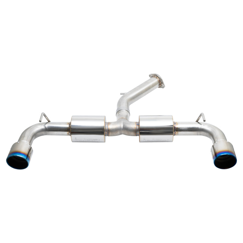 Injen 19-22 Hyundai Veloster N L4 2.0L Turbo Performance SS Axle Back Exhaust System - Burnt Ti Tips - DTX Performance