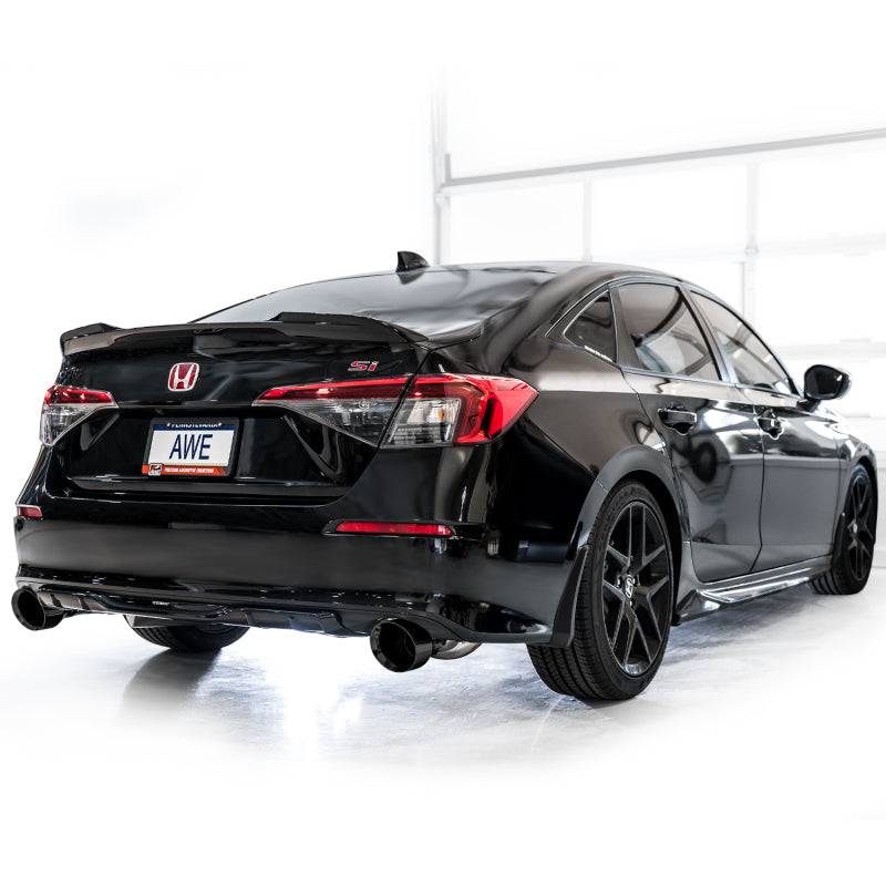 AWE Tuning 22+ Honda Civic Si/Acura Integra Touring Edition Catback Exhaust - Dual Diamond Black Tip - DTX Performance