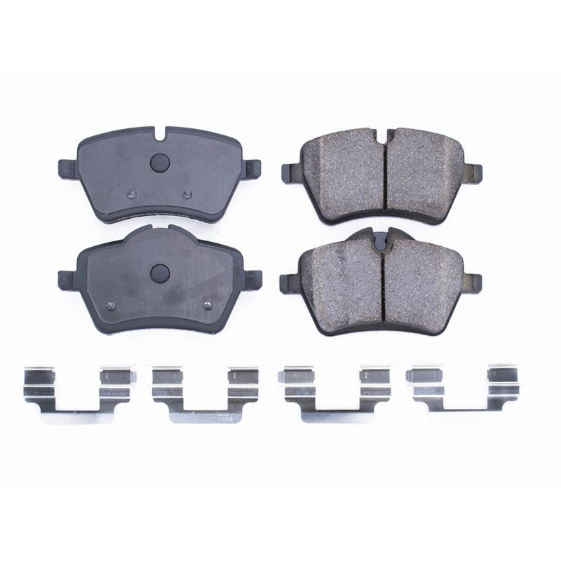 Power Stop 06-15 Mini Cooper Front Z17 Evolution Ceramic Brake Pads w/Hardware - DTX Performance