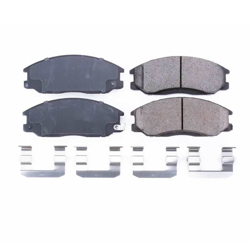 Power Stop 01-06 Hyundai Santa Fe Front Z17 Evolution Ceramic Brake Pads w/Hardware - DTX Performance