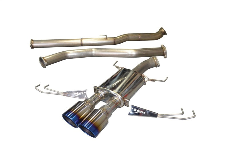 Injen 17-19 Honda Civic Type-R 3in SS Cat-Back Exhaust w/ Dual Burnt Titanium Tips - DTX Performance