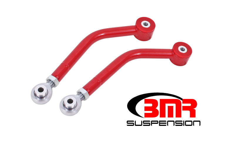 BMR 08-17 Challenger Upper Control Arms Single Adj. Rod Ends (Polyurethane) - Red - DTX Performance