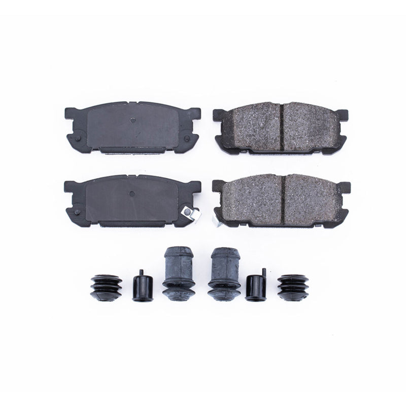 Power Stop 01-05 Mazda Miata Rear Z17 Evolution Ceramic Brake Pads w/Hardware - DTX Performance