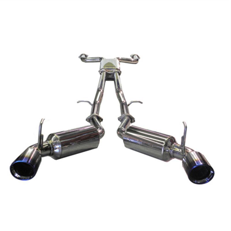 Injen 03-08 350Z Dual 60mm SS Cat-Back Exhaust w/ Built In Resonated X-Pipe - DTX Performance