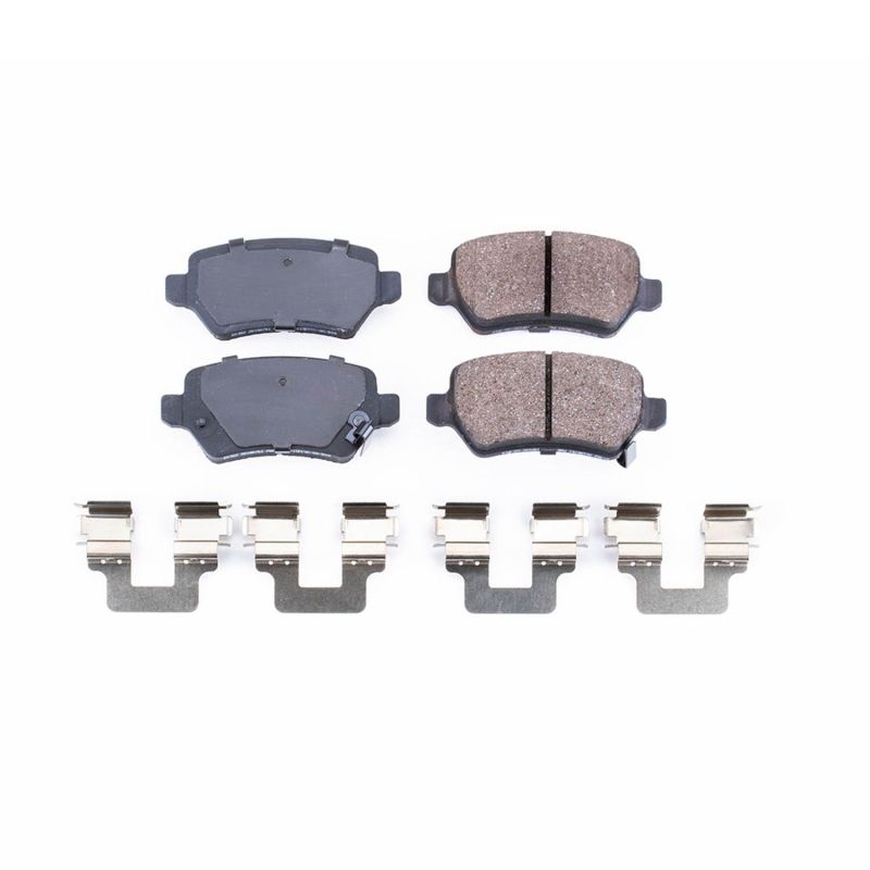 Power Stop 08-09 Saturn Astra Rear Z17 Evolution Ceramic Brake Pads w/Hardware - DTX Performance