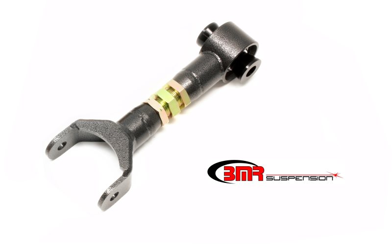 BMR 11-14 S197 Mustang Upper Control Arm On-Car Adj. w/ Spherical Bearings - Black Hammertone - DTX Performance