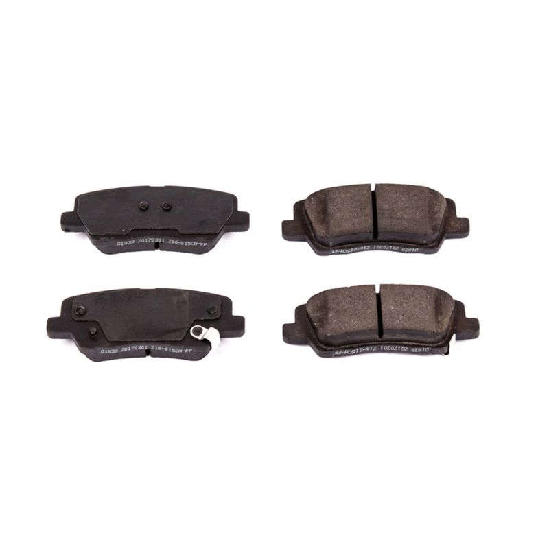 Power Stop 2016 Cadillac ATS Rear Z16 Evolution Ceramic Brake Pads - DTX Performance