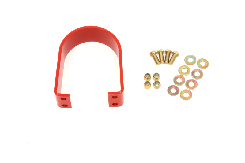 BMR 05-14 S197 Mustang BMR Rear Tunnel Brace Loop Upgrade - Red - DTX Performance