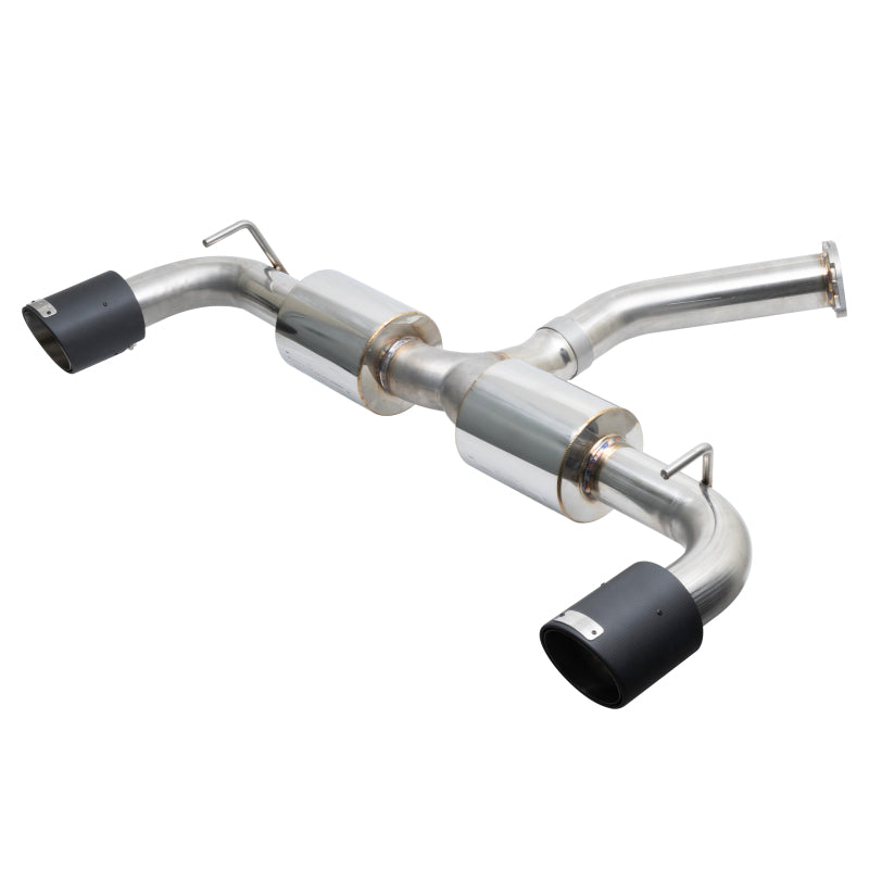 Injen 19-22 Hyundai Veloster N L4 2.0L Turbo Performance SS Axle Back Exhaust System - Carbon Tips - DTX Performance