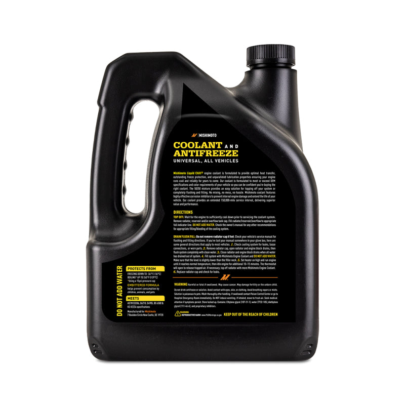 Mishimoto Liquid Chill EG Coolant, Universal, Yellow - DTX Performance