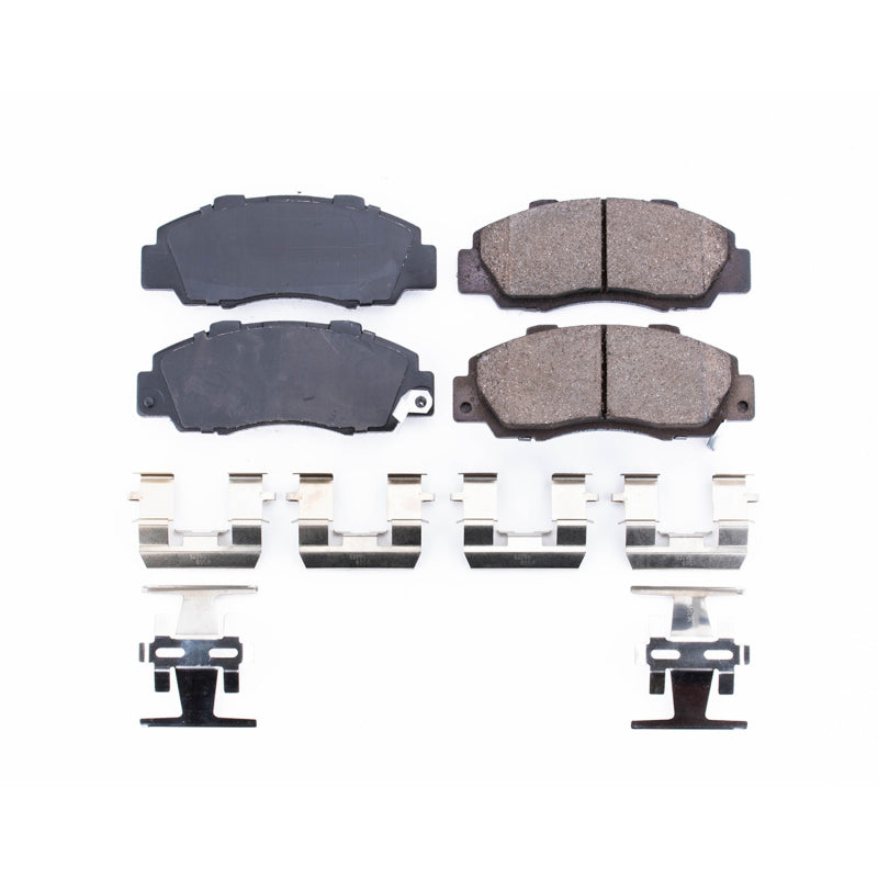 Power Stop 97-99 Acura CL Front Z17 Evolution Ceramic Brake Pads w/Hardware - DTX Performance