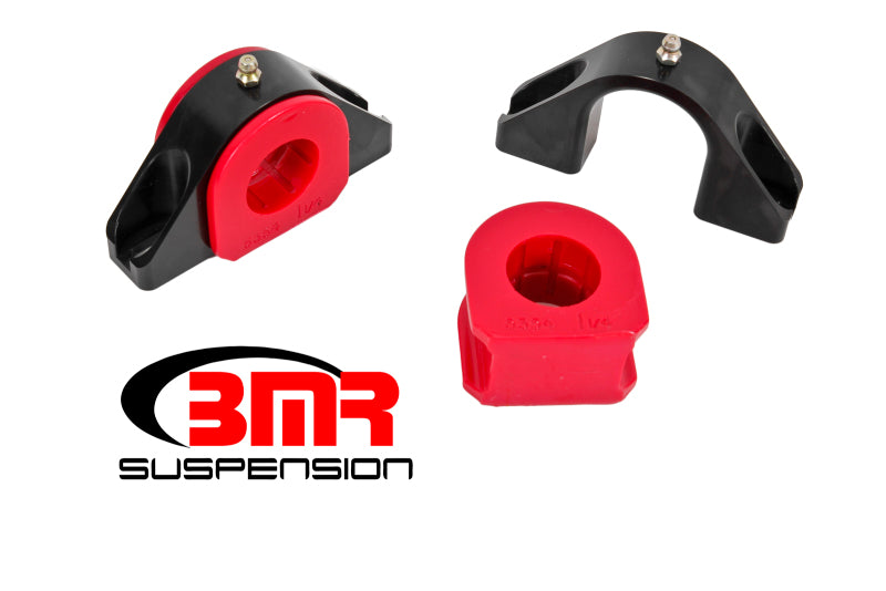 BMR Universal 1.25in Billet Aluminum Sway Bar Mount Mount (Polyurethane) - Black - DTX Performance