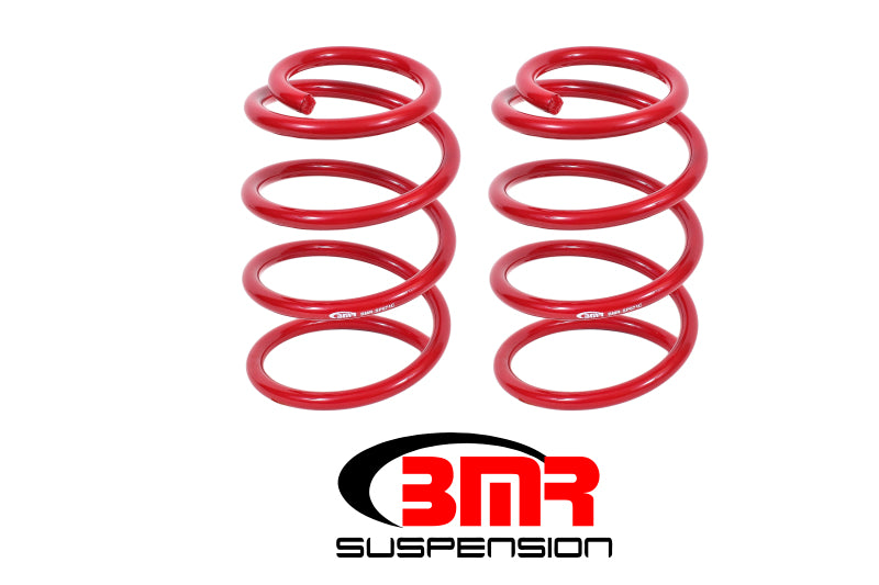 BMR 07-14 Shelby GT500 Front Performance Version Lowering Springs - Red - DTX Performance