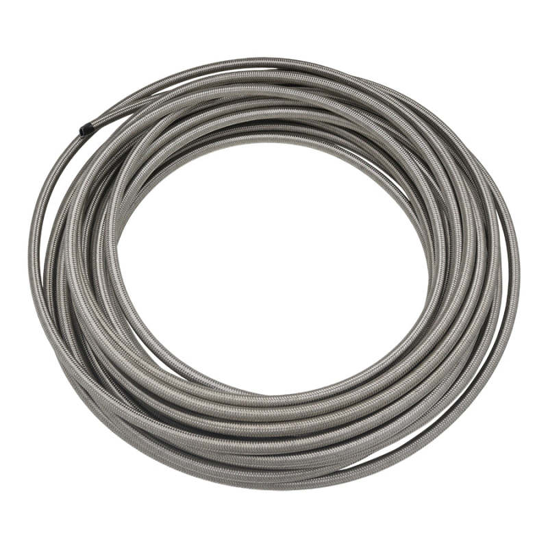 DeatschWerks 10AN Stainless Steel Double Braided CPE Hose - 50ft - DTX Performance