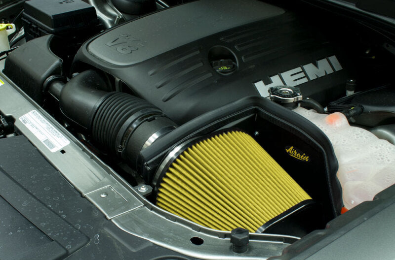 Airaid 11-22 Dodge Challenger/Charger  / Chrysler 300 3.6L V6 Intake Kit w/ Yellow Filter - DTX Performance