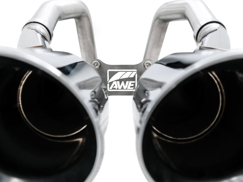 AWE Tuning 14-19 Chevy Corvette C7 Z06/ZR1 (w/AFM) Track Edition Axle-Back Exhaust w/Chrome Tips - DTX Performance