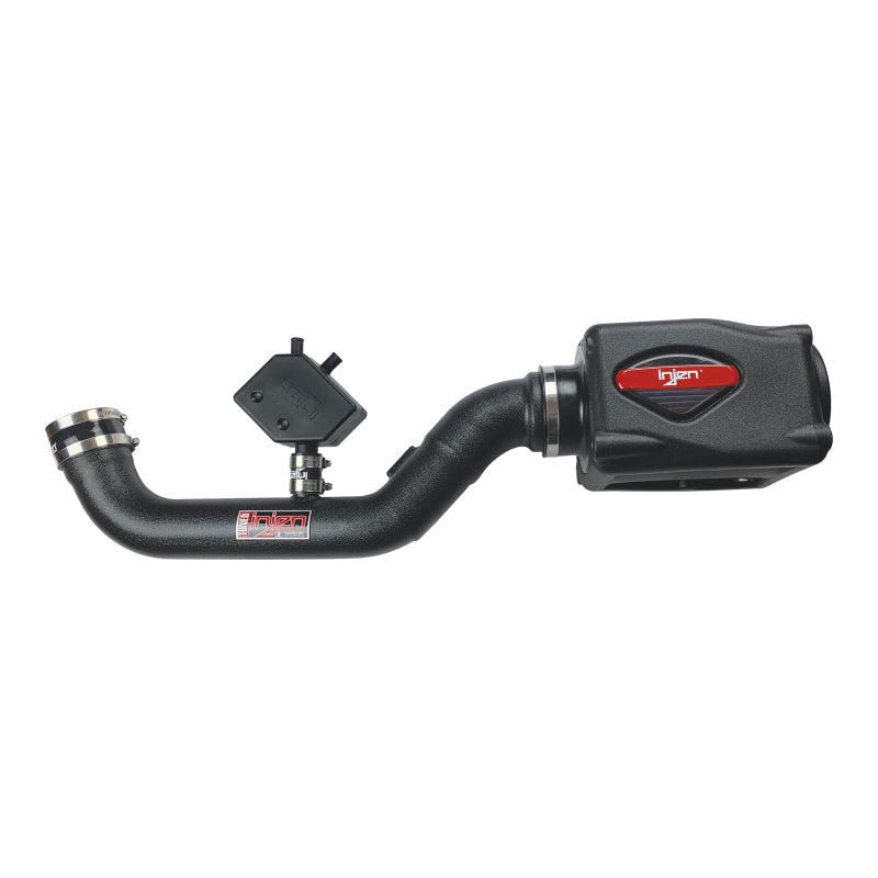 Injen 05-19 Nissan Frontier 4.L V6 w/ Power Box Wrinkle Black Power-Flow Air Intake Syst - DTX Performance