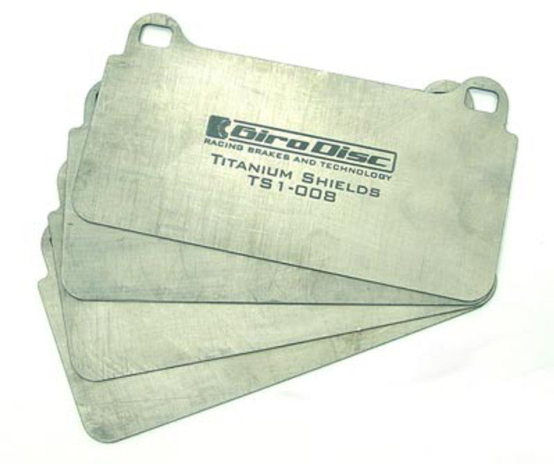 GiroDisc AP CP7040 Caliper Titanium Pad Shields - DTX Performance