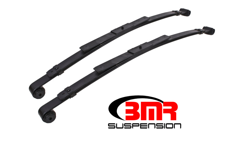 BMR 67-69 1st Gen F-Body Rear Lowering Leaf Springs (2in Drop) - Black - DTX Performance