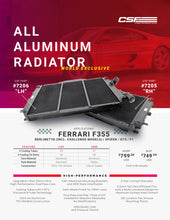 Load image into Gallery viewer, CSF Ferrari F355 High Performance All-Aluminum Radiator - Right - DTX Performance