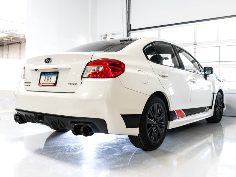 AWE Tuning Subaru WRX/STI VA/GV Sedan Track Edition Exhaust - Diamond Black Tips (102mm) - DTX Performance