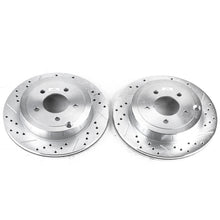 Load image into Gallery viewer, Power Stop 07-10 Ford Edge Rear Evolution Drilled &amp; Slotted Rotors - Pair - DTX Performance