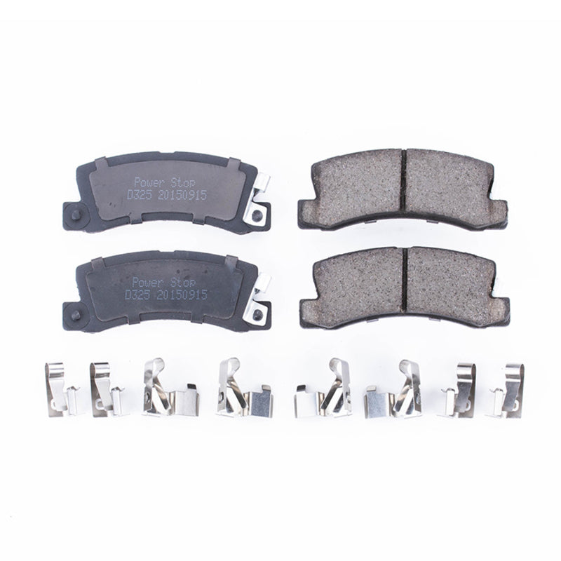 Power Stop 90-92 Geo Prizm Rear Z17 Evolution Ceramic Brake Pads w/Hardware - DTX Performance