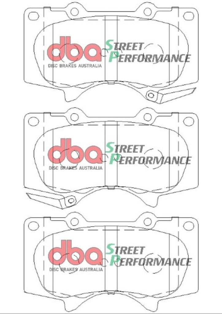 DBA 11-16 Toyota FJ Cruiser (GSJ15R) SP Performance Front Brake Pads - DTX Performance