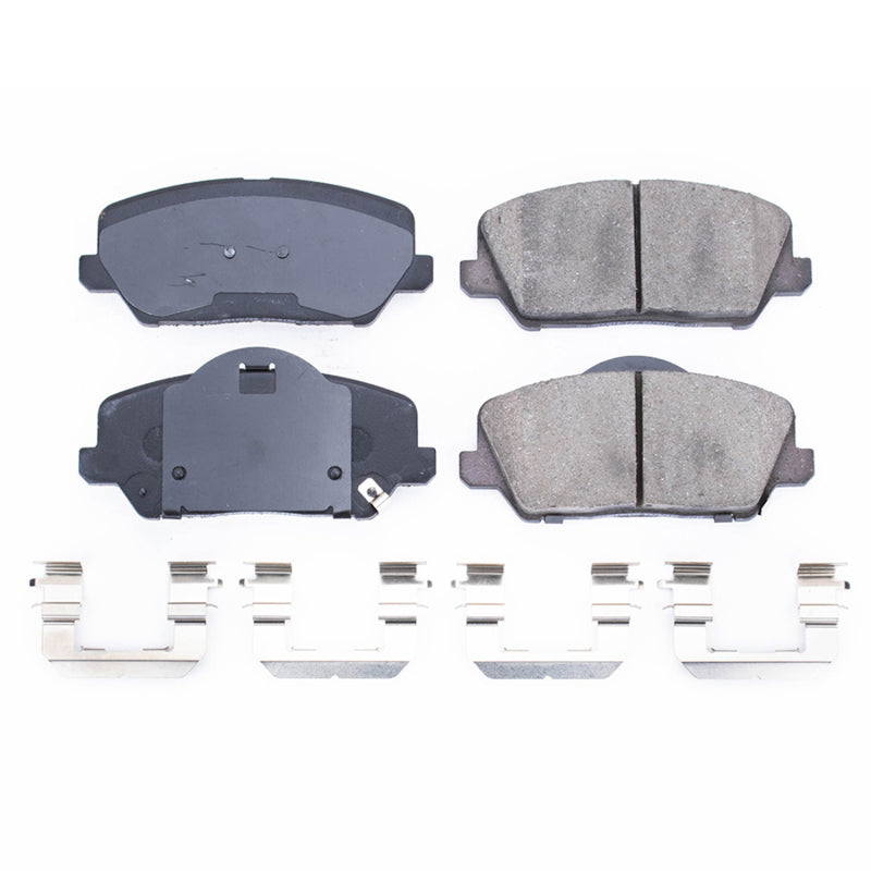 Power Stop 2014 Kia Forte Front Z17 Evolution Ceramic Brake Pads w/Hardware - DTX Performance