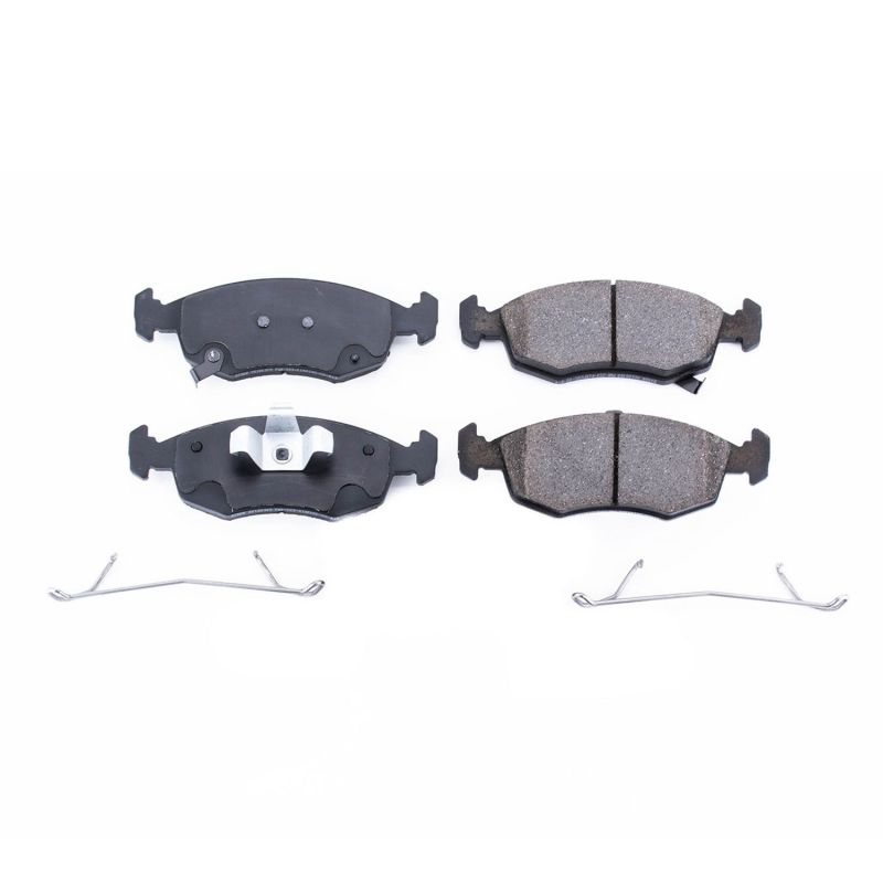 Power Stop 12-18 Fiat 500 Front Z17 Evolution Ceramic Brake Pads w/Hardware - DTX Performance