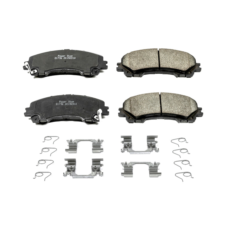 Power Stop 14-19 Infiniti Q50 Front Z17 Evolution Ceramic Brake Pads w/Hardware - DTX Performance