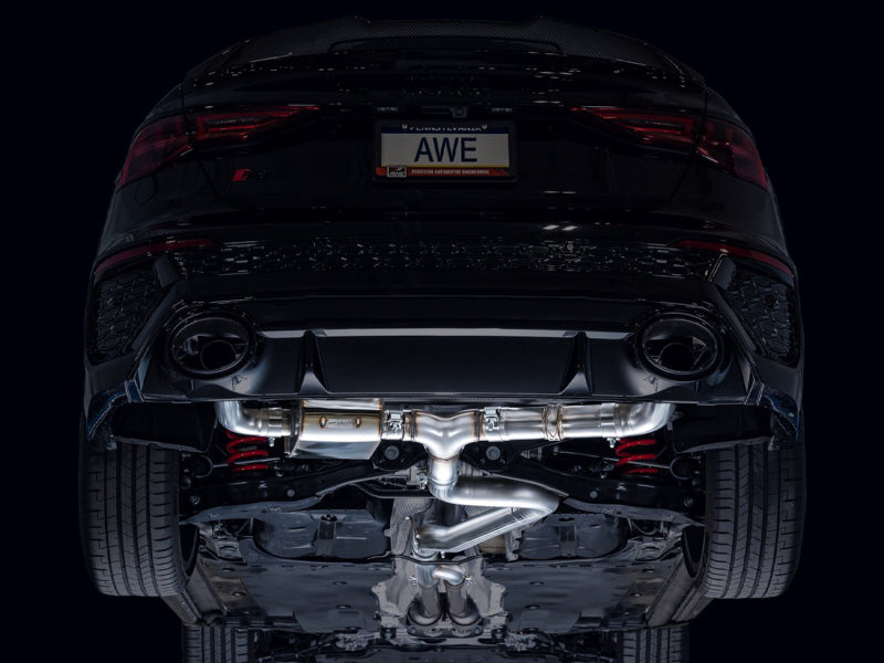 AWE Tuning Audi 22-23 8Y RS3 Cat-Back SwitchPath Exhaust (No Tips) - DTX Performance