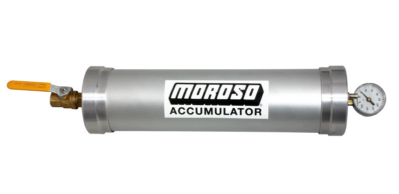 Moroso Oil Accumulator - Heavy Duty - 3 Quart - 23in x 4.75in - DTX Performance