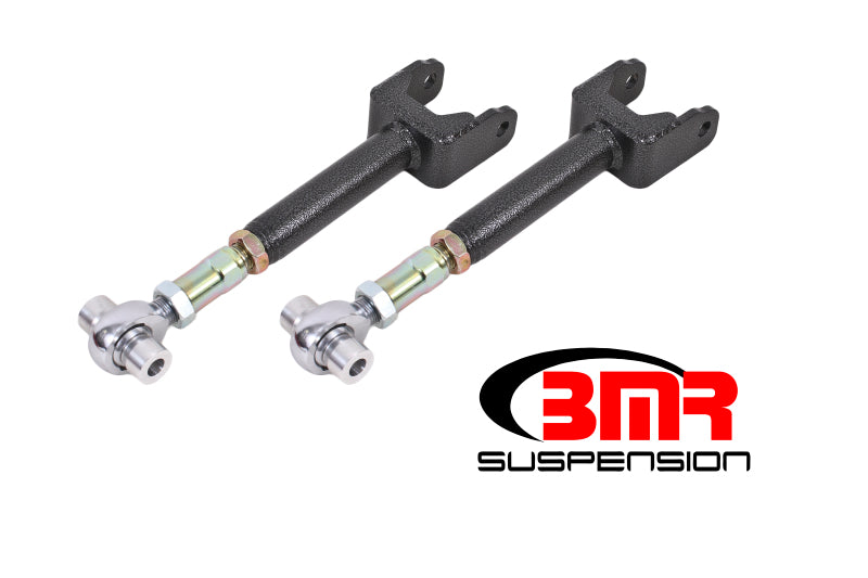 BMR 64-67 A-Body Upper Control Arms On-Car Adj. Rod Ends - Black Hammertone - DTX Performance