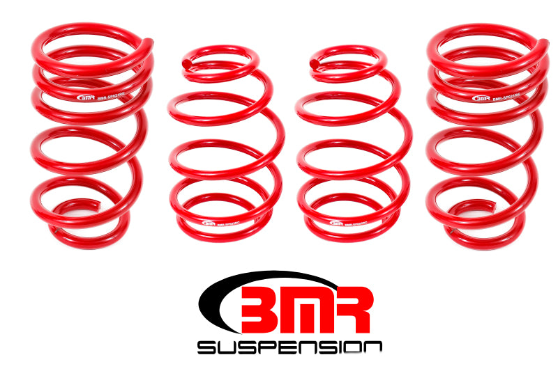 BMR 10-15 5th Gen Camaro V8 Lowering Spring Kit (Set Of 4 Front) - Red - DTX Performance