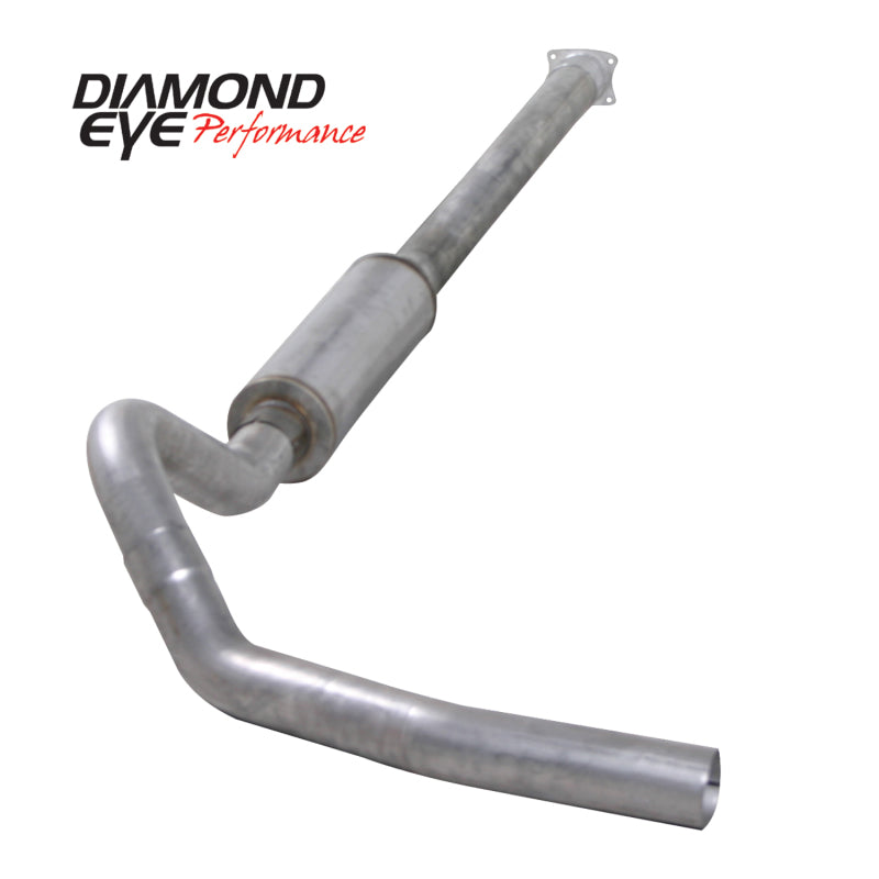 Diamond Eye KIT 4in CB SGL MFLR RPLCMENT PIPE SS 01-05 CHEVY/GMC 6.6L 2500/3500 - DTX Performance