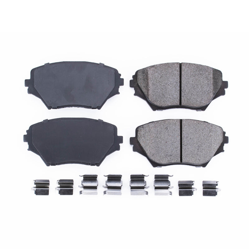 Power Stop 01-05 Toyota RAV4 Front Z17 Evolution Ceramic Brake Pads w/Hardware - DTX Performance