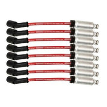 Load image into Gallery viewer, Moroso GM LS/LT 8.5mm Ultra 40 9.75in Long Wire Set w/Alum Heatshield - Red - DTX Performance