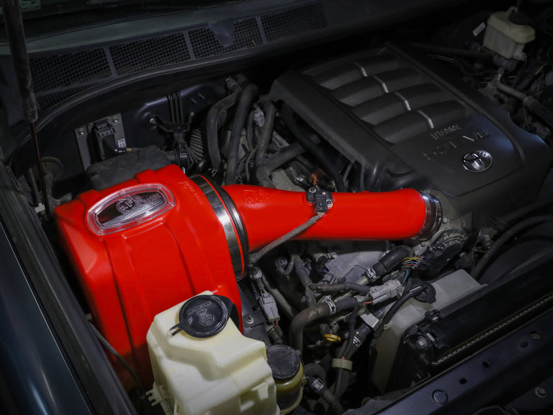 aFe 07-21 Toyota Tundra V8 5.7L Momentum GT Red Edition Cold Air Intake System w/ Pro DRY S Filter - DTX Performance