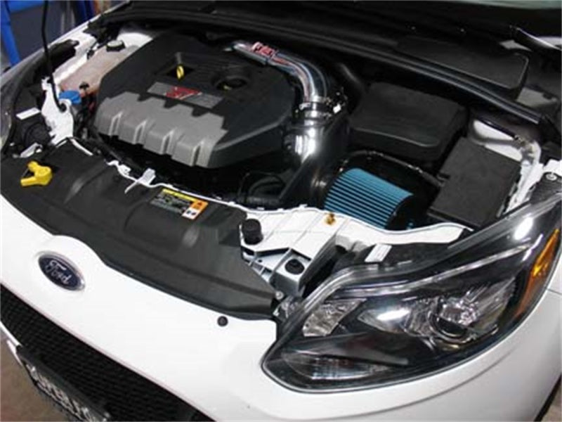 Injen 13-14 Ford Focus ST 2.0L (t) 4cyl Polished Short Ram Intake w/MR Tech & Heat Shield - DTX Performance