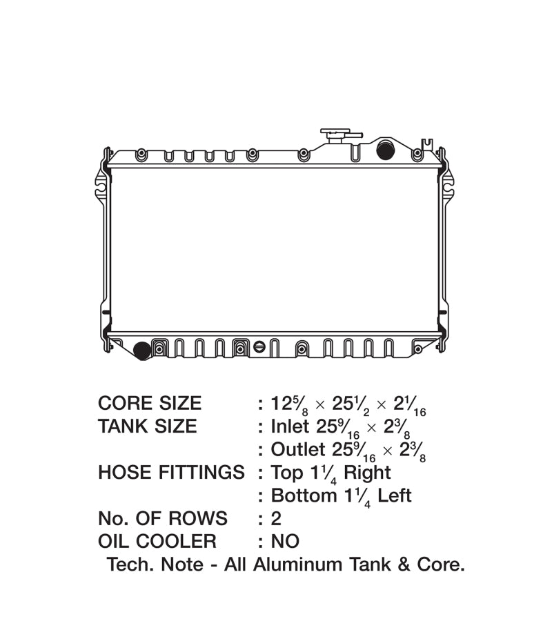 CSF 89-97 Mazda Miata Radiator - DTX Performance