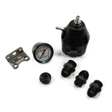 Load image into Gallery viewer, DeatschWerks DWR2000 AFPR + Pressure Gauge + 10AN Fittings - Anodized Black - DTX Performance