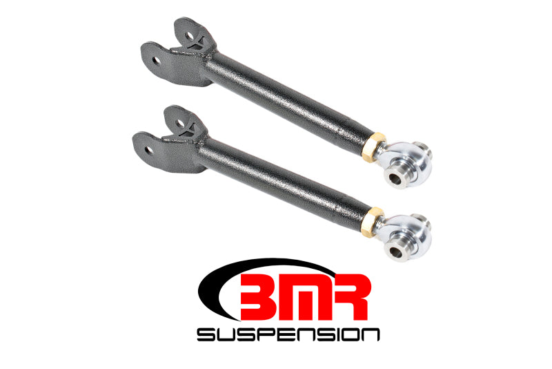 BMR 16-17 6th Gen Camaro Upper Trailing Arms w/ Single Adj. Rod Ends - Black Hammertone - DTX Performance