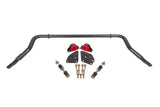 BMR 82-92 Chevrolet Camaro Sway Bar Kit Front Hollow 38mm Adjustable - Black Hammertone