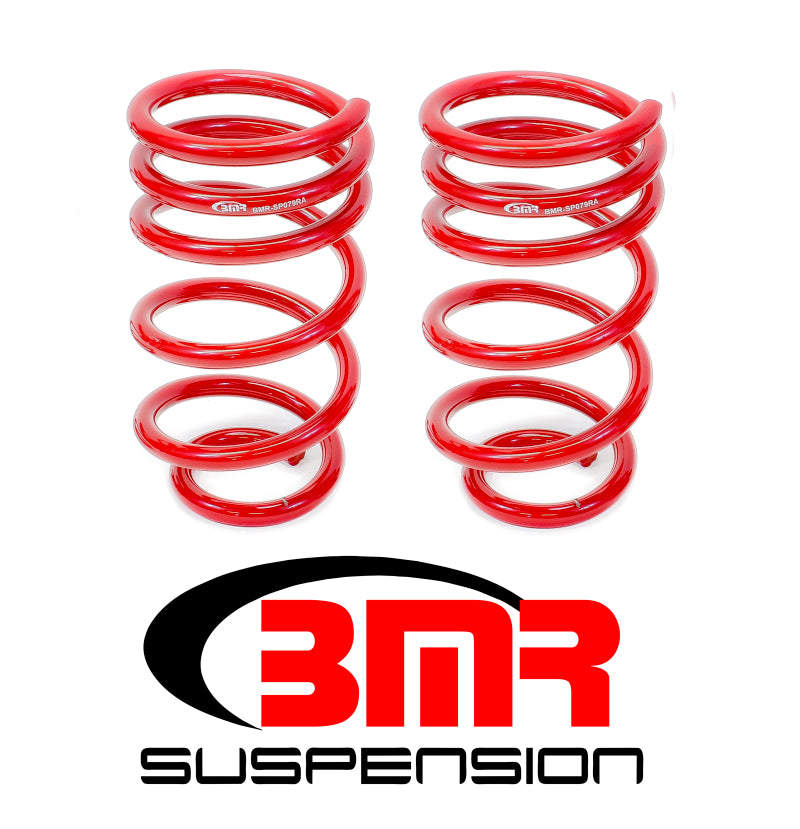 BMR 10-15 5th Gen Camaro V8 Rear Lowering Springs - Red - DTX Performance