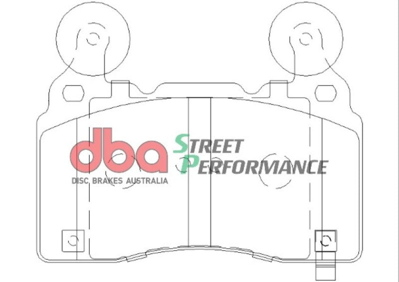 DBA 16-21 Tesla S SP Performance Front Brake Pads - DTX Performance