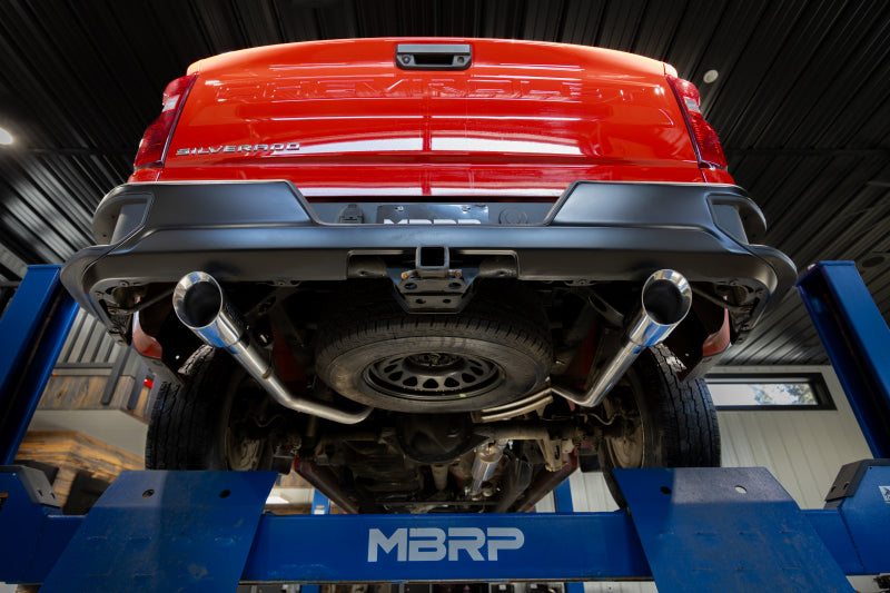 MBRP 2019+ Chevrolet Silverado 1500 / 2019+ GMC Sierra 1500 T304 SS 3in Armor Pro Cat-Back Exhaust - DTX Performance