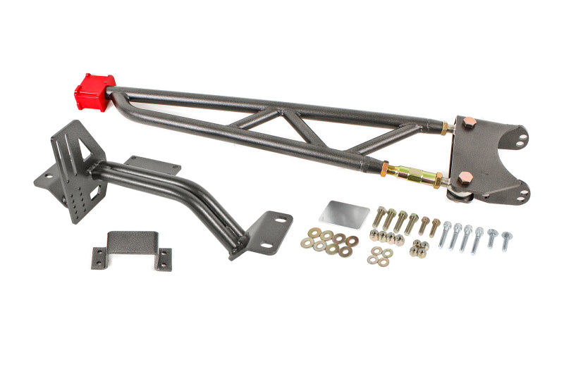 BMR 93-02 F-Body w/o DSL Torque Arm Tunnel Mount (For Long Tube Headers) - Black Hammertone - DTX Performance